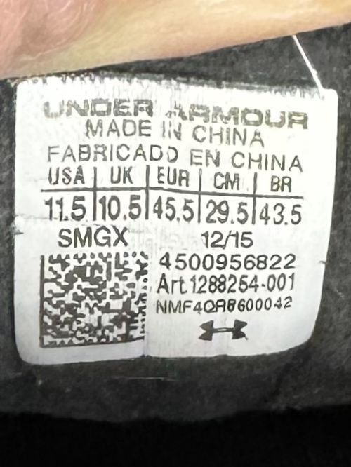 Under Armour Speed Form кроссовки 45 размер беговые черные