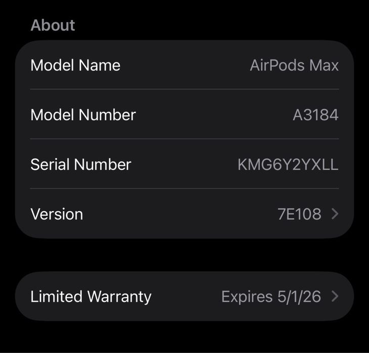 Apple Airpods Max 2nd generation Type-C Midnight (A3184)