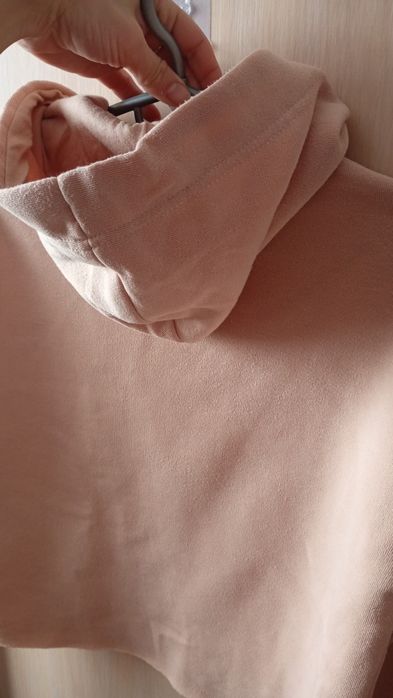 Укорочене худі з необробленим низом Primark з утепленням