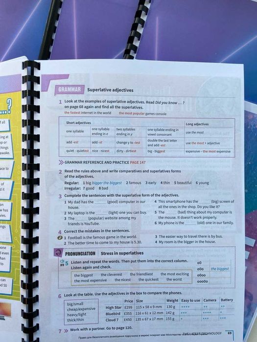 Prepare 6 клас укр. видання (student book + workbook) комплект,