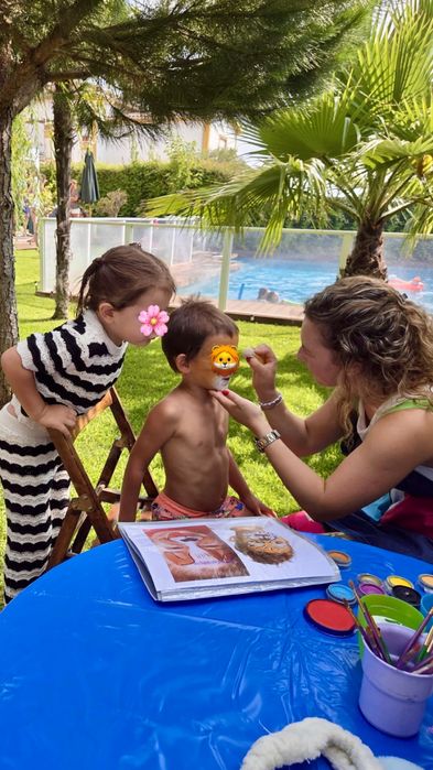 Decoração e Animação de festas de aniversário -face painting, jogos