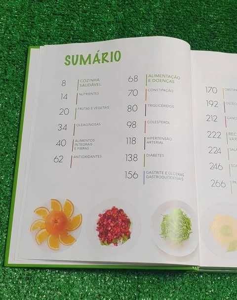 Livro "Viva melhor com a Culinária para a Saúde"