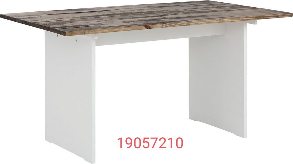 Stół drewni biały brązowy sosna