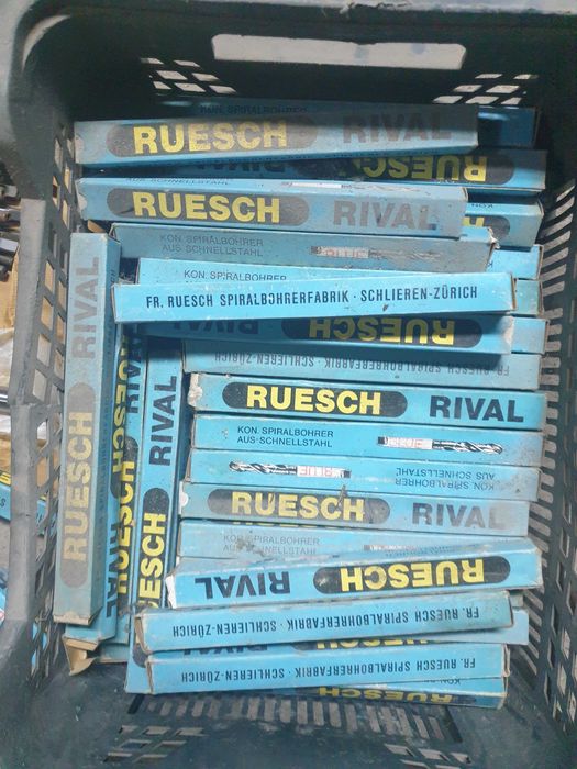 Wiertło Wiertła stożek morsa 70 szt nowe RIVAL RUESCH