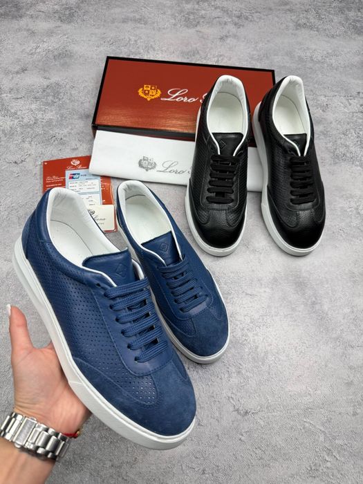 Кеди, туфлі  натуральна шкіра Лоро