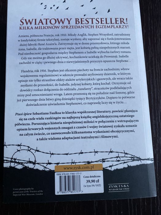 Prasi śpiew - Sebastian Faulks