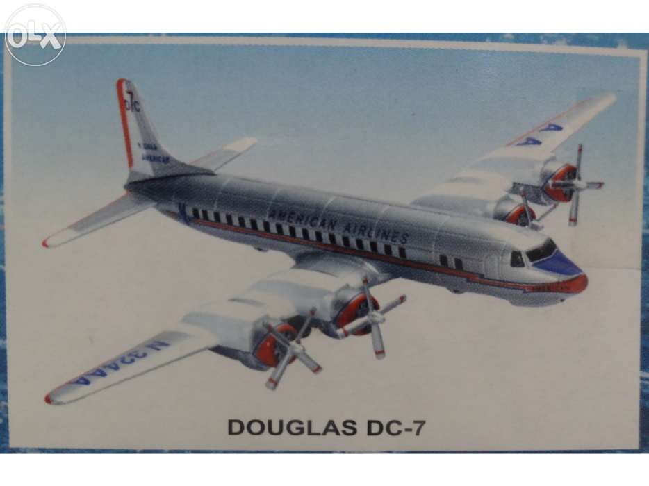 Avião miniatura Douglas DC-7 American Airlines