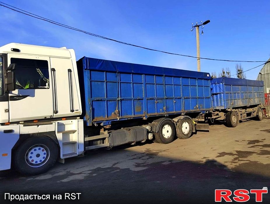 Renault Magnum тягач з причепом Рено Магнум