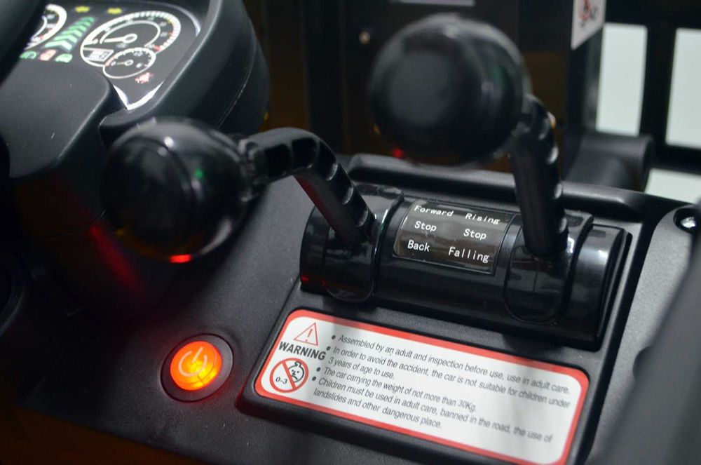 WÓZEK WIDŁOWY JCB Ciągnik Elektryczny Auto Akumulator Paleciak DZIECI