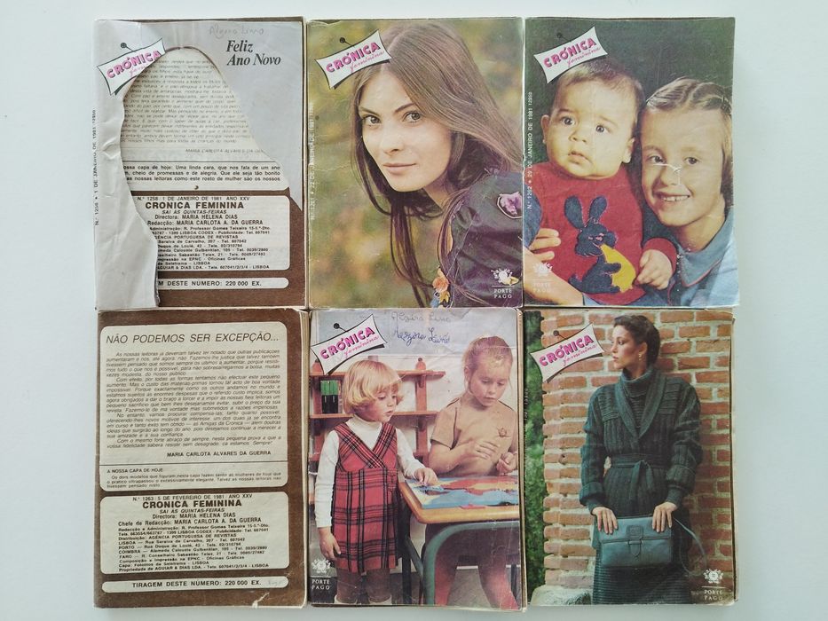 Revistas Crónica Feminina 1981