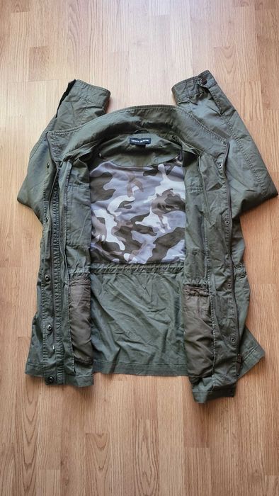 Kurtka DKNY Women's green military jacket
