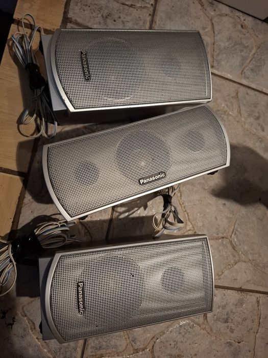 Panasonic 3 glosniki i subwoofer