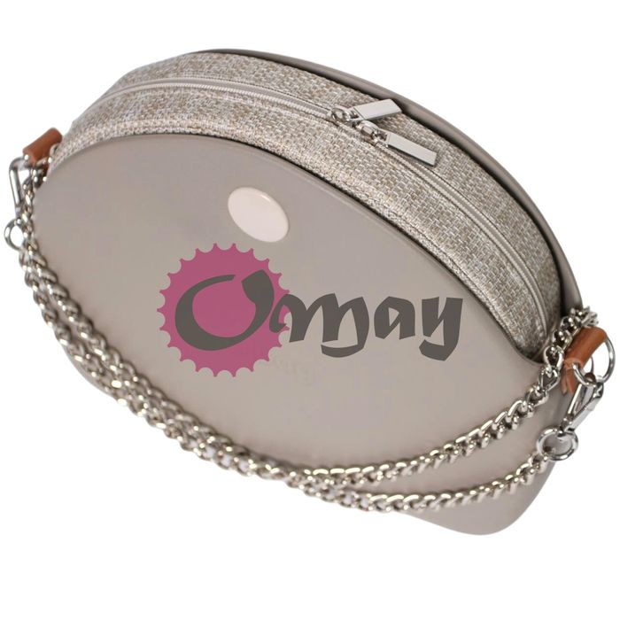 Naturalny organizer do OBAG MOON LIGHT beż hummus 2 kieszenie OMAY