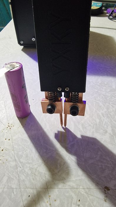 Точкова зварка на 2 імпульса.