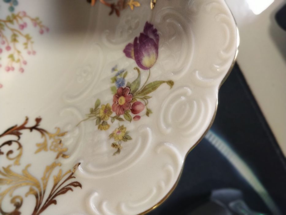 Elegante Taça de Porcelana Hutschenreuther Arzberg