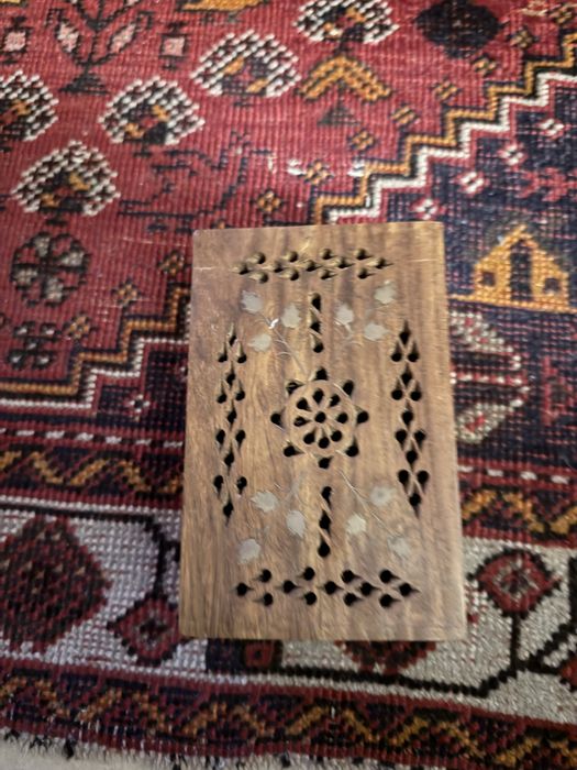 Caixa vintage de madeira