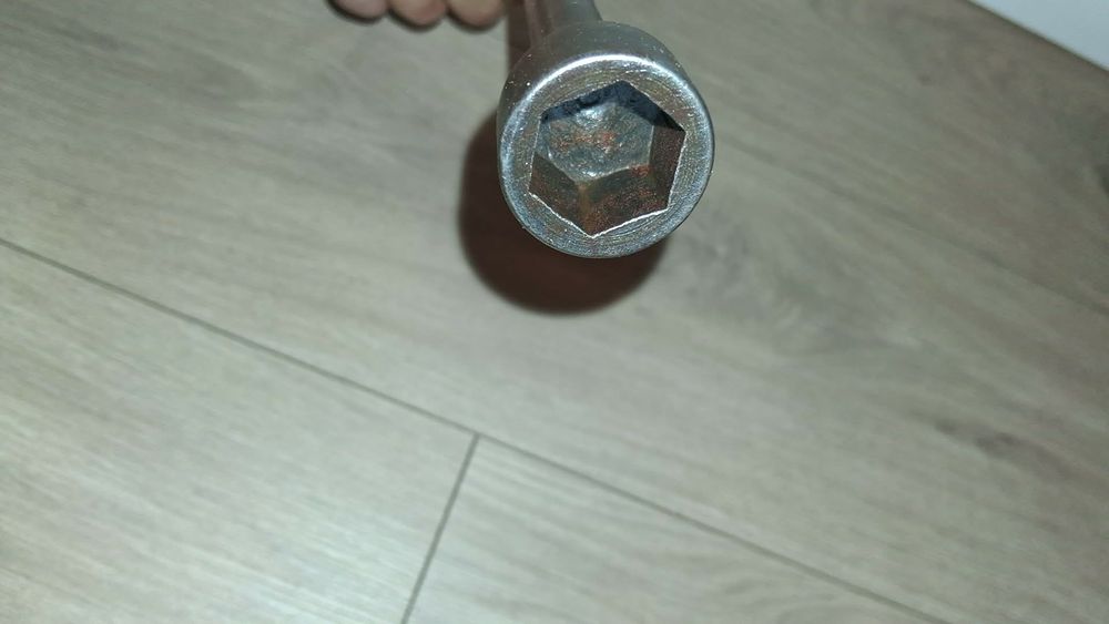Solidny klucz T nasadowy 19mm Smalcalda DDR-warsztatowy