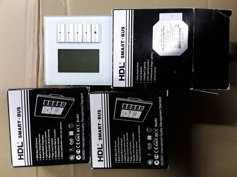 Умный дом  настенная панель с экраном DLP, EU SB-DLP-MEU HDL/KNX