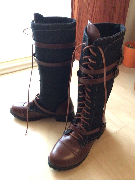 Buty  - Jeans -  Sztyblety, buty wysokie - NOWE rewelacyjne