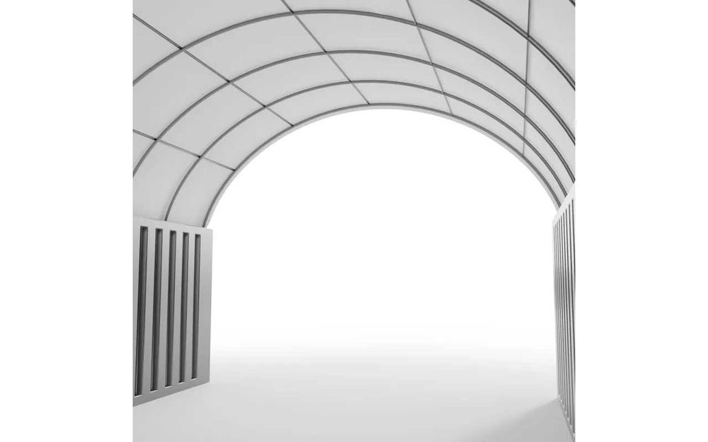 Zadaszenie kontenerowe 6x12m GRUBA plandeka | prosty montaż | WIATA