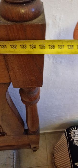 Cabeceira de cama para projecto com chalky paint