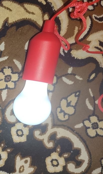 Leg лампа на батарейках