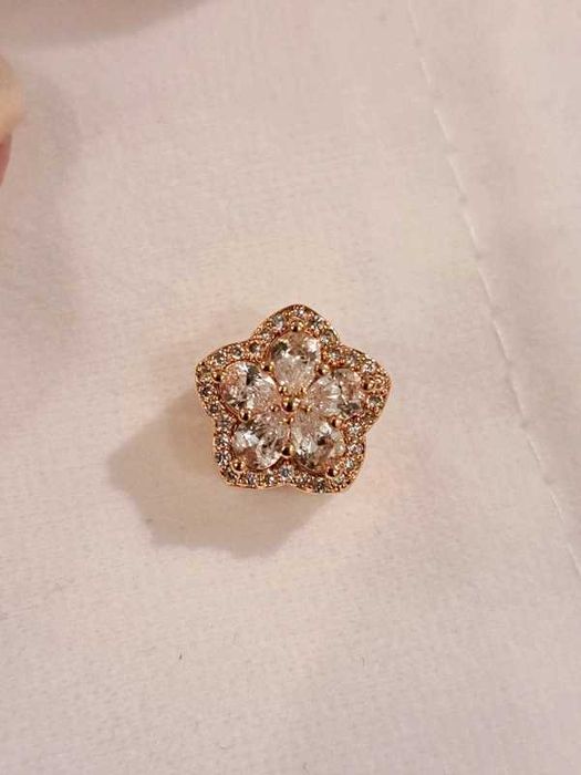 JESIEŃ/ZIMA Charms Lśniąca śnieżynka pave PANDORA + pudełko i torebka