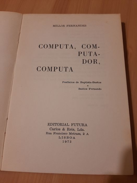 Millor Fernandes - Computa, Computador, Computa (livro 1973)