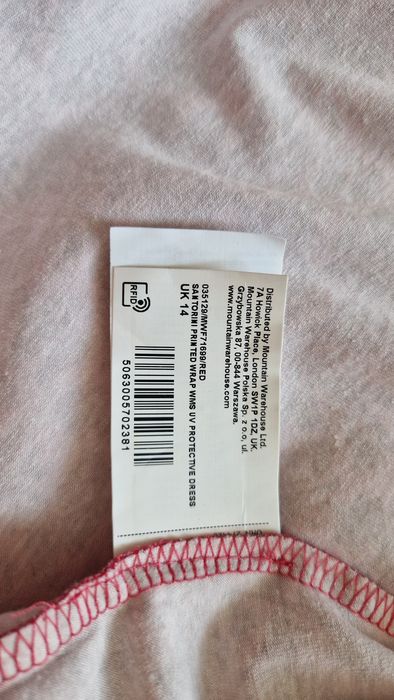 Sukienka Mountain Warehouse Santorini printed wrap protective