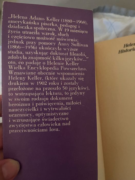 Helena Keller Historia mojego życia MNP