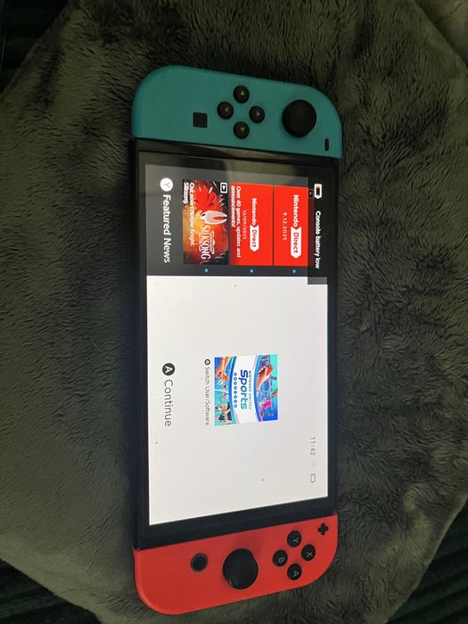 Nimtendo switch oled+ akcesoria. zamiana na ipad