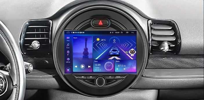 Auto Rádio Android Ecrã GPS Mini Cooper F55 F56 F57 CarPlay + Câmara