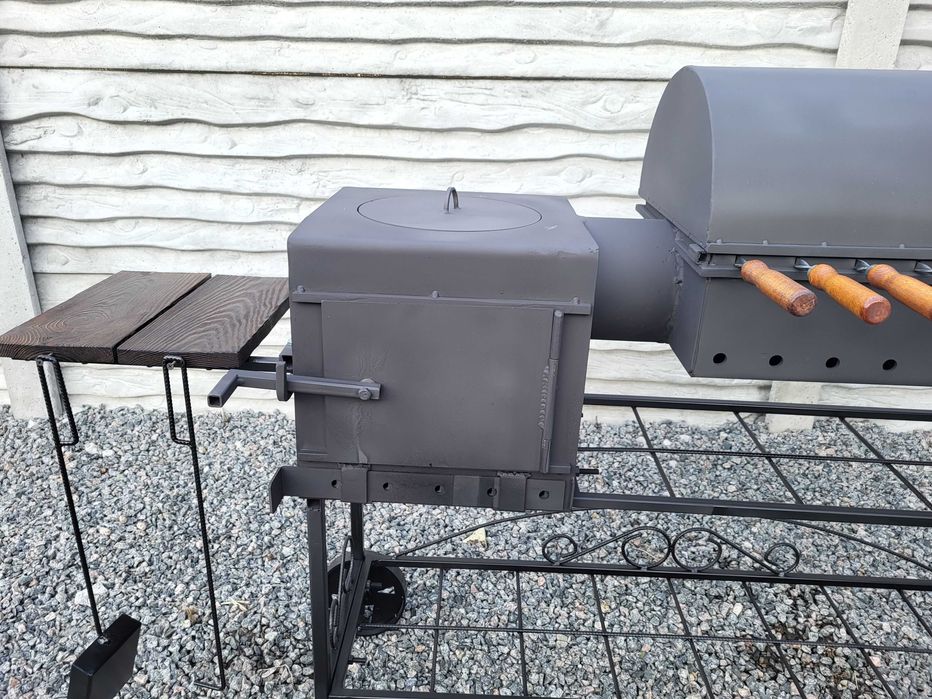 5 мм! ОТ ЗАВОДА! Большой Мангал Барбекю Смокер Коптильня