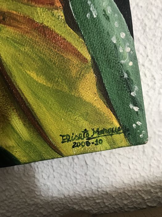 Pintura em tela.