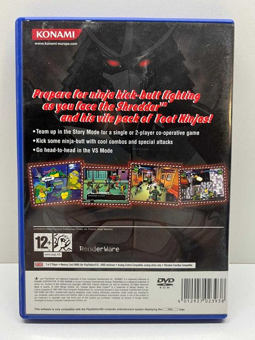 PS2 - Teenage Mutant Ninja Turtles