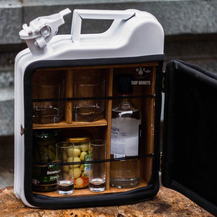 Каністра бар 10л з надписом +БИТА, канистра на подарок