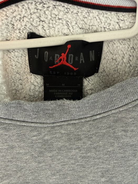 Свитшот мужской Air Jordan Essentials Fleece Sweatshirt Grey