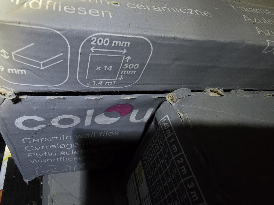 Płytki ścienne kolor szary