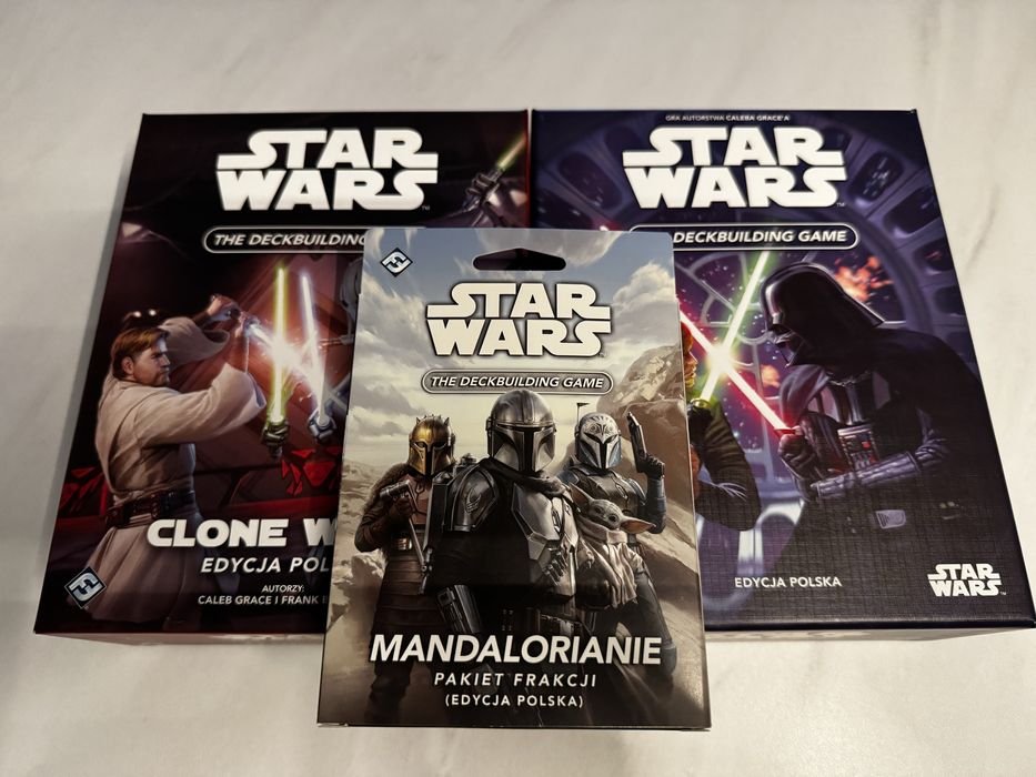 Star Wars Deckbuilding game All-in wojny klonów mandalorian