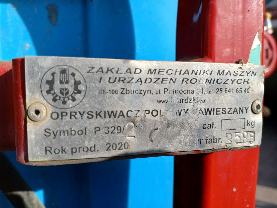 Opryskiwacz Biardzki 400l 12m