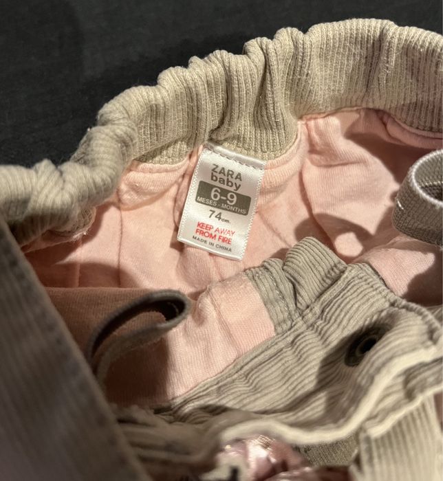 Calça bombazina menina Zara