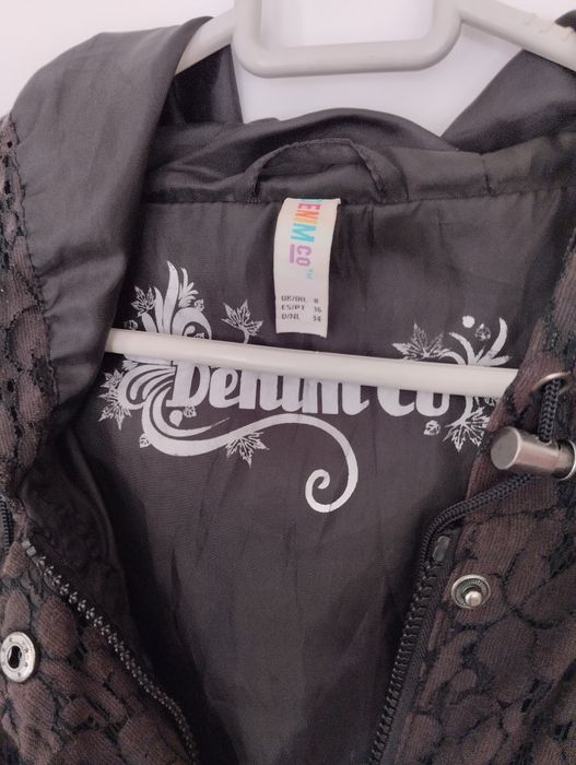 Płaszczyk przejściowy, parka, lekka narzutka, denim co