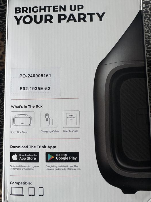 Повербанк блютуз колонка Tribit