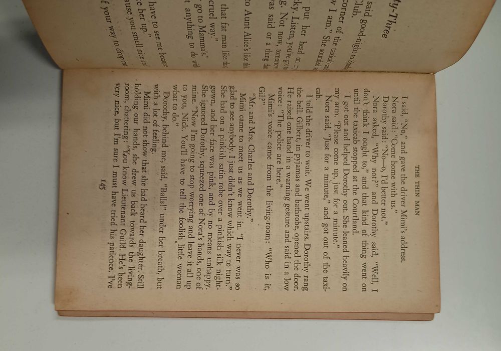 The thin man, de dashiell Hammett