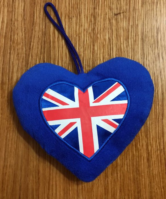 Мягкая игрушка сердце сувенир Англия