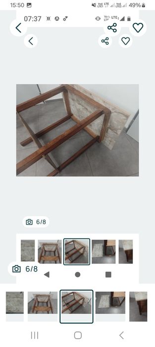 Sprzedam stolik drewniany wysokość 85 cm