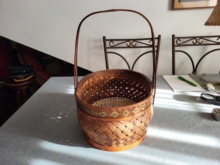 Cesta em Vime com Pega