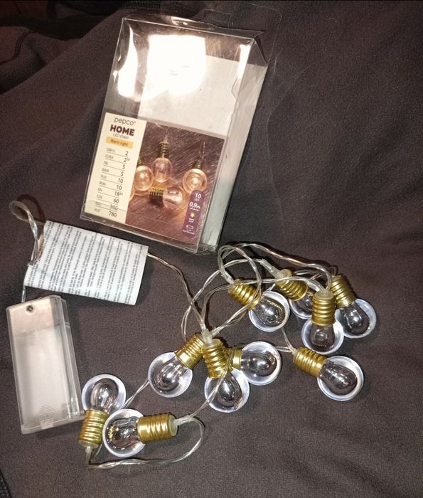 Гирлянда с лед лампочками