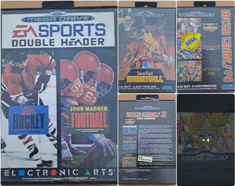 6 jogos Sega - Megadrive