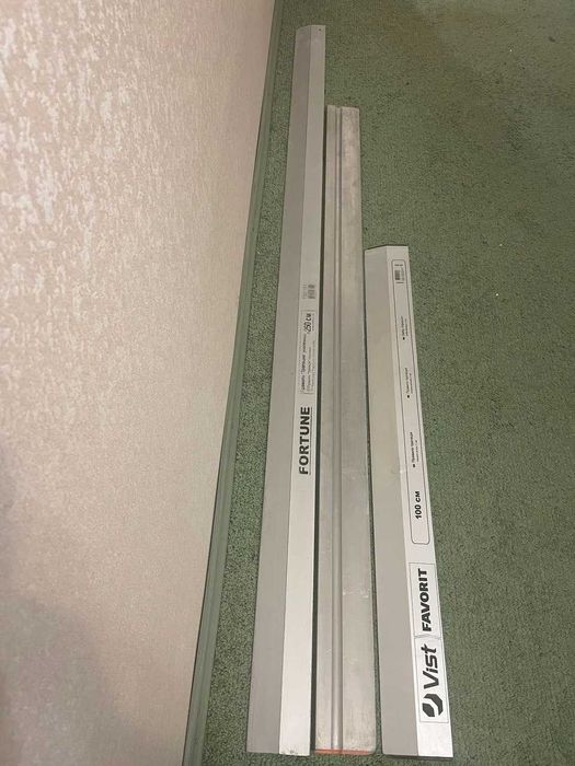 Правило строительное/штукатурное  "Трапеция" -3шт.(2м/1,5м/1м)